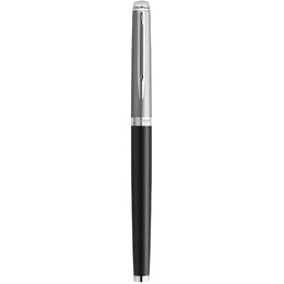 Ручка перова Waterman HEMISPHERE Essentials Metal & Black Lacquer CT FP F