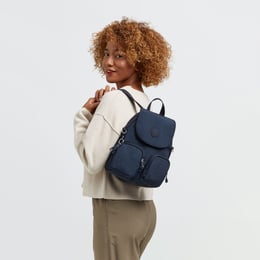 Рюкзак-сумка Kipling FIREFLY UP Blue Bleu 2 (96V)