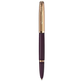 Ручка перьевая Parker PARKER 51 Deluxe Plum GT FP18 F