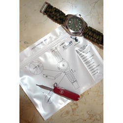 Ремешок INOX паракорд + нож Victorinox Swiss Army V 60023