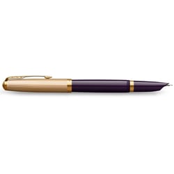 Ручка перьевая Parker PARKER 51 Deluxe Plum GT FP18 F