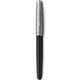 Ручка перьевая Parker SONNET Essentials Metal & Black Lacquer CT FP F