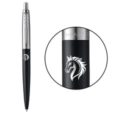 Ручка шариковая Parker JOTTER ZODIAC Bond Street Black CT BP Огненный конь