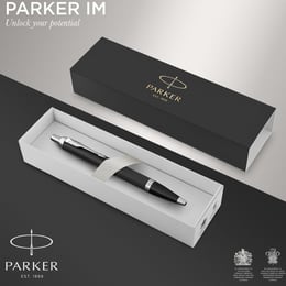 Ручка шариковая Parker IM Matte Black CT BP
