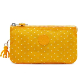 Косметичка-клатч Kipling CREATIVITY L Soft Dot Yellow (M67)
