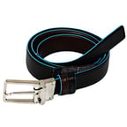 Ремінь двосторонній Piquadro BLUE SQUARE (B2) Black-Cognac CU2619B2_NMO