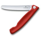 Нож кухонный складной 11 см (серрейтор) Victorinox SWISS CLASSIC Paring 6.7831.FB