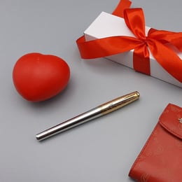 Подарунковий набір Parker URBAN Premium Aureate Powder GT FP F (перо + чохол)