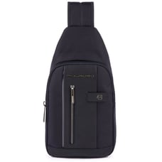 Сумка-слінг з LED-підсвічуванням Piquadro BRIEF 2 Blue CA4536BR2L_BLU