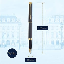 Ручка ролерна Waterman HEMISPHERE Mаtte Black GT RB
