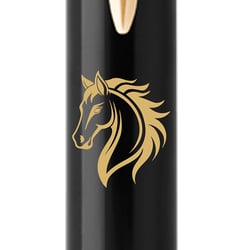 Ручка шариковая Parker IM ZODIAC Black GT BP Огненный конь