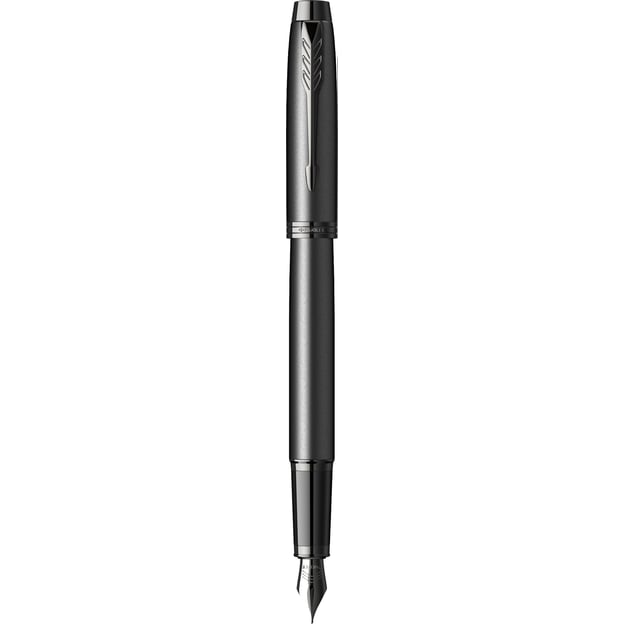 Ручка перьевая Parker IM Achromatic Black BT FP F