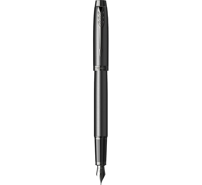 Ручка перова Parker IM Achromatic Black BT FP F