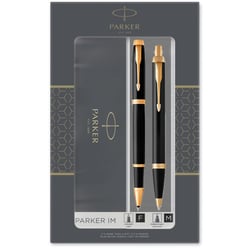 Подарочный набор ручек Parker IM Black GT RB+BP (роллерная + шариковая)