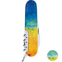 Швейцарский складной нож 91мм Victorinox CLIMBER UKRAINE 1.3703.7.T3100pw