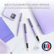 Ручка перова Waterman HEMISPHERE Color Blocking Purple GT FP F