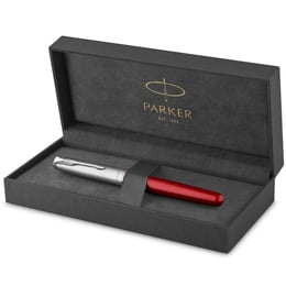 Ручка ролерна Parker SONNET Essentials Metal & Red Lacquer CT RB