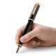 Ручка перьевая Montegrappa QUATTRO Black GT FP14 F ISZ4I24Y