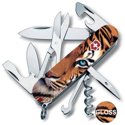 Швейцарський складаний ніж 91мм Victorinox CLIMBER ANIMAL 1.3703.F1030pw