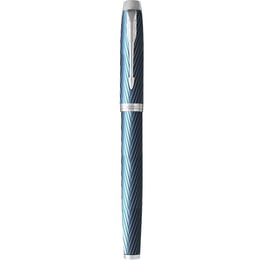 Ручка перова Parker IM Premium Blue Grey CT FP F