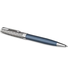 Ручка шариковая Parker SONNET Metal & Blue Lacquer CT BP