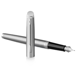 Ручка перьевая Waterman HEMISPHERE Essentials Stainless Steel CT FP F