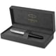 Ручка перьевая Parker SONNET Essentials Metal & Black Lacquer CT FP F