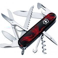Швейцарський складаний ніж 91мм Victorinox HUNTSMAN ZODIAC Вражаюча змія 1.3713.3.Z4351u