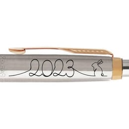 Ручка кулькова Parker JOTTER ZODIAC Stainless Steel GT BP 2023 Рік Кролика