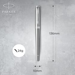Ручка перьевая Parker URBAN Metro Metallic CT FP M