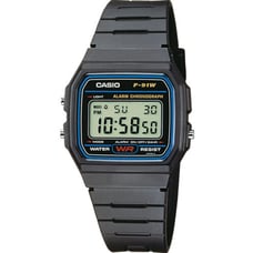 Часы 33 мм Casio STANDARD Digital F-91W-1YEG