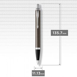 Ручка шариковая Parker IM Dark Espresso CT BP (блистер)