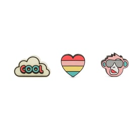 Набір декору для блискавок Kipling BTS PULLERS MIX Cool Heart Monk (47M)