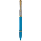 Ручка перьевая Parker PARKER 51 Premium Turquoise GT FP F
