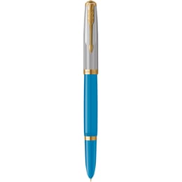 Ручка перьевая Parker PARKER 51 Premium Turquoise GT FP F