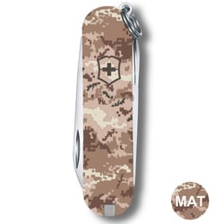 Швейцарский складной нож 58мм Victorinox CLASSIC SD ARMY Пиксель песочный 0.6223.7.W3944pw