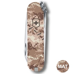 Швейцарский складной нож 58мм Victorinox CLASSIC SD ARMY Пиксель песочный 0.6223.7.W3944pw