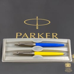 Подарунковий набір Parker JOTTER Originals UKRAINE Blue CT GEL + Yellow CT BP (гелева + кулькова)