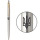 Ручка кулькова Parker JOTTER UKRAINE Stainless Steel GT BP Тризуб-Меч