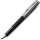 Ручка перьевая Parker SONNET Essentials Metal & Black Lacquer CT FP F