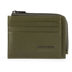 Картхолдер з монетницею Piquadro Obidos (W110) Green PP4822W110R_VE