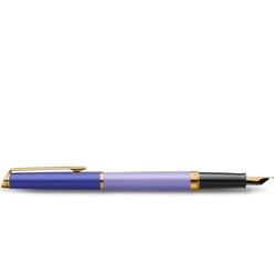 Ручка перьевая Waterman HEMISPHERE Colour Blocking Purple GT FP F