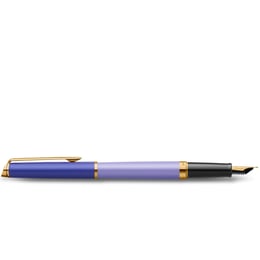 Ручка перова Waterman HEMISPHERE Color Blocking Purple GT FP F