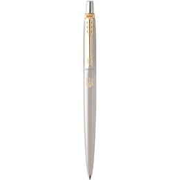 Ручка кулькова Parker JOTTER UKRAINE Stainless Steel GT BP Тризуб золотий