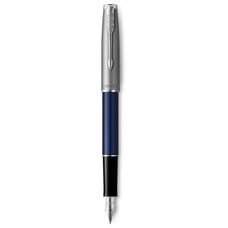 Ручка перова Parker SONNET Essentials Metal & Blue Lacquer CT FP F