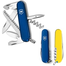 Швейцарський складаний ніж Victorinox CAMPER UKRAINE 1.3613.2.8