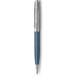 Ручка шариковая Parker SONNET Metal & Blue Lacquer CT BP