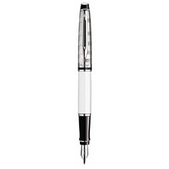 Ручка перова Waterman EXPERT Deluxe White CT FP F