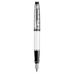 Ручка перова Waterman EXPERT Deluxe White CT FP F