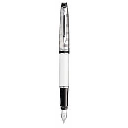Ручка перова Waterman EXPERT Deluxe White CT FP F